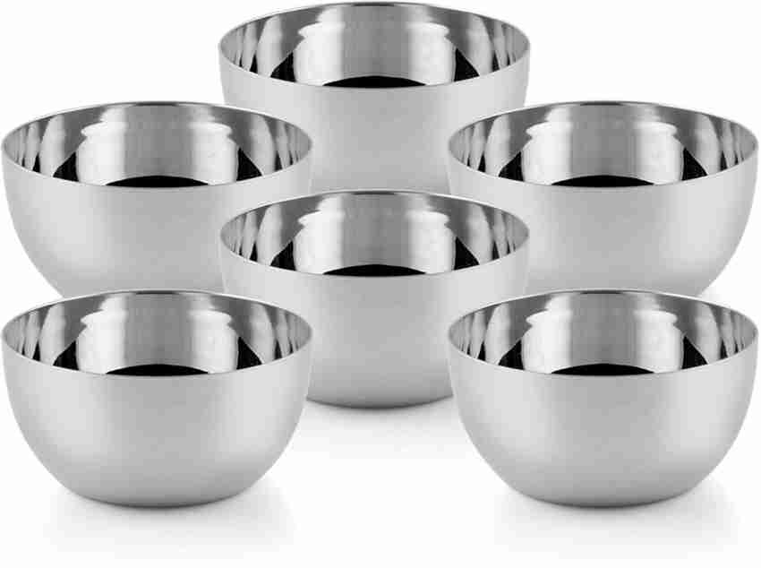 Stainless steel deals serving bowls