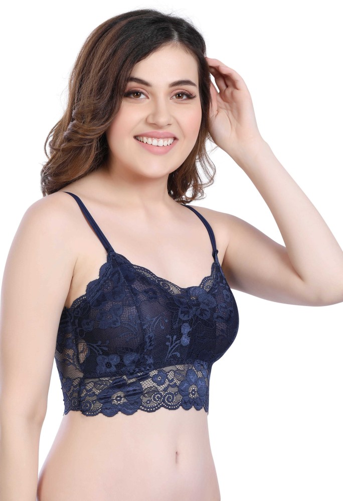 Buy online Navy Blue Solid Tube Bra from lingerie for Women by Prettycat  for ₹359 at 60% off