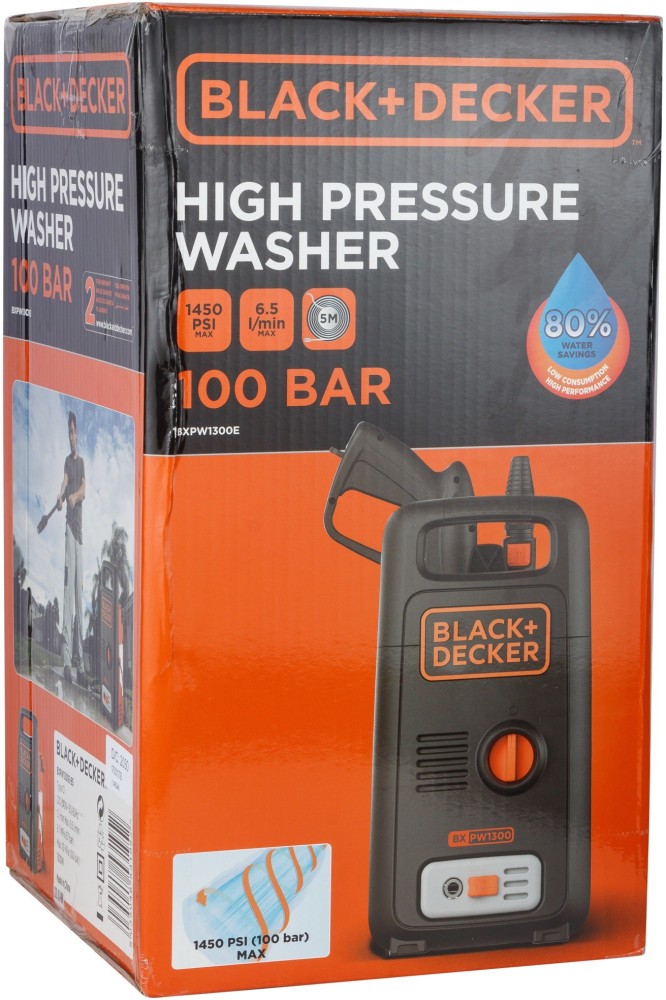 Black+Decker BXPW1300TD Idropulitrice ad Alta Pressione (1300 W, 100 b –