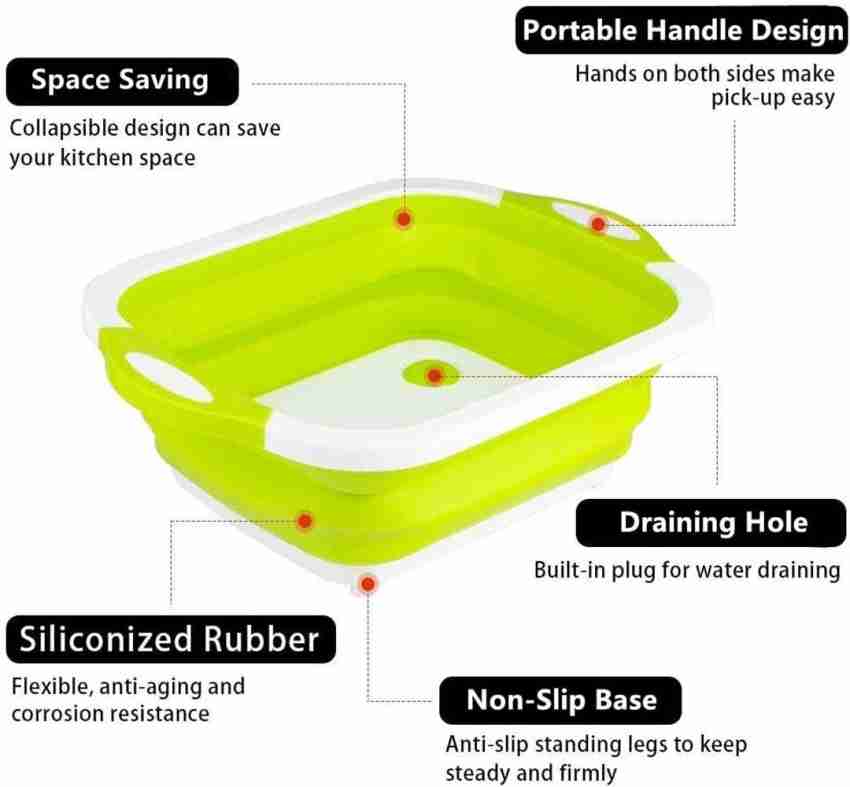 Collapsible Space Saving Silicone Cutting Board