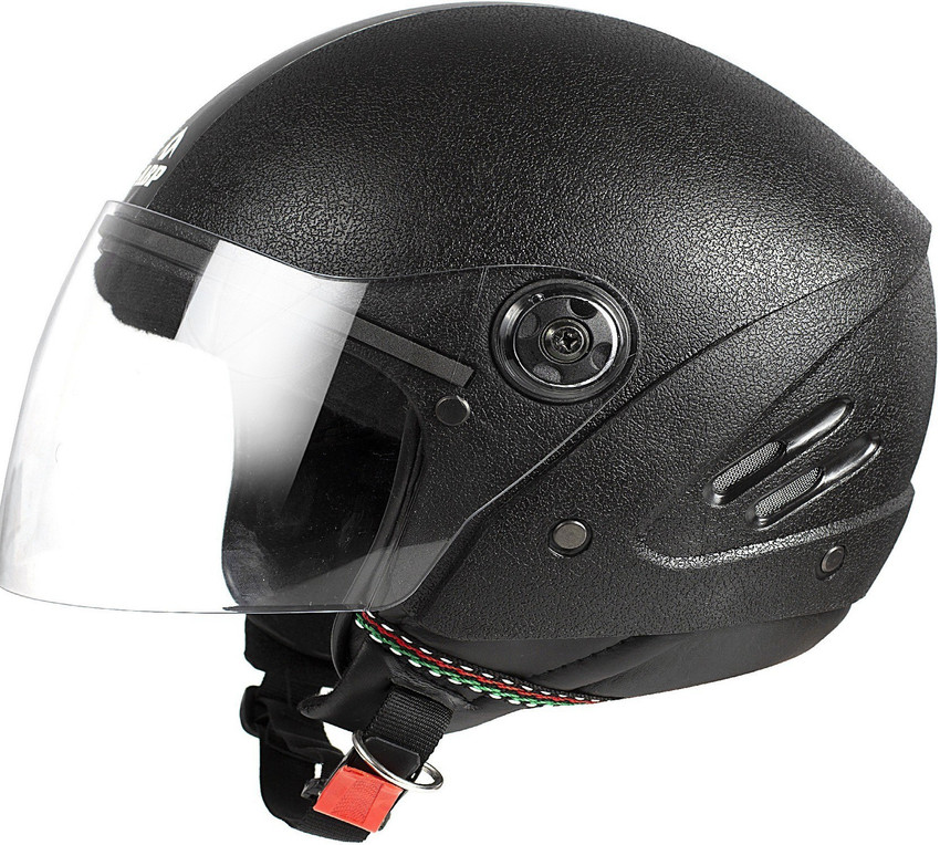 ABP S 2 PLAIN BLACK MATTE MARK MOTORBIKE HELMET Motorbike Helmet