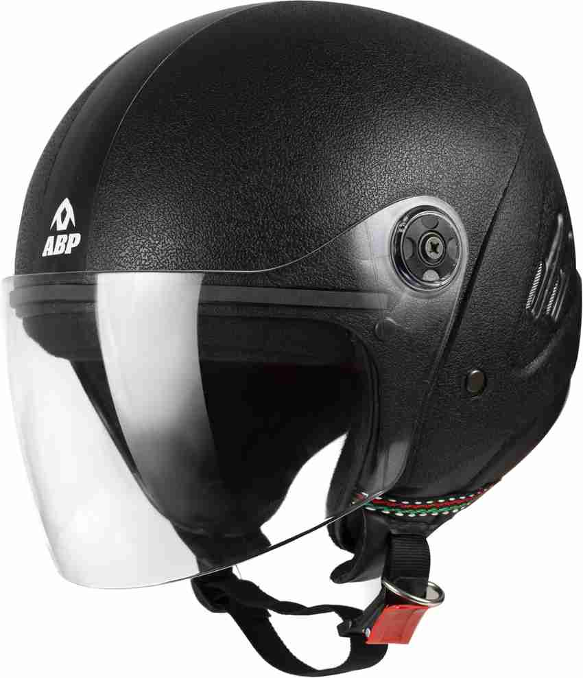 ABP S 2 PLAIN BLACK MATTE MARK MOTORBIKE HELMET Motorbike Helmet