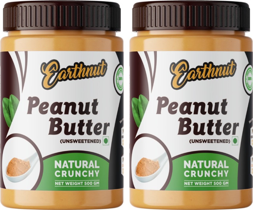 Earthnut Peanut Butter Combo Crunchy (Unsweetened, Non-GMO, Gluten
