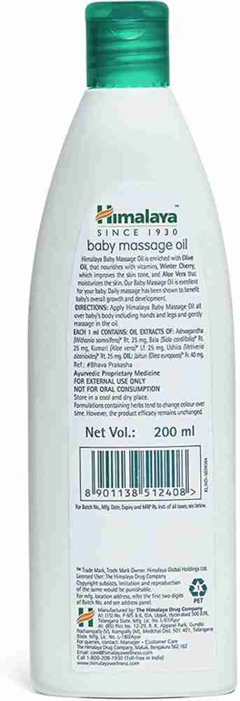 HIMALAYA Baby Massage Oil Best Baby Massage Oil For Fairness