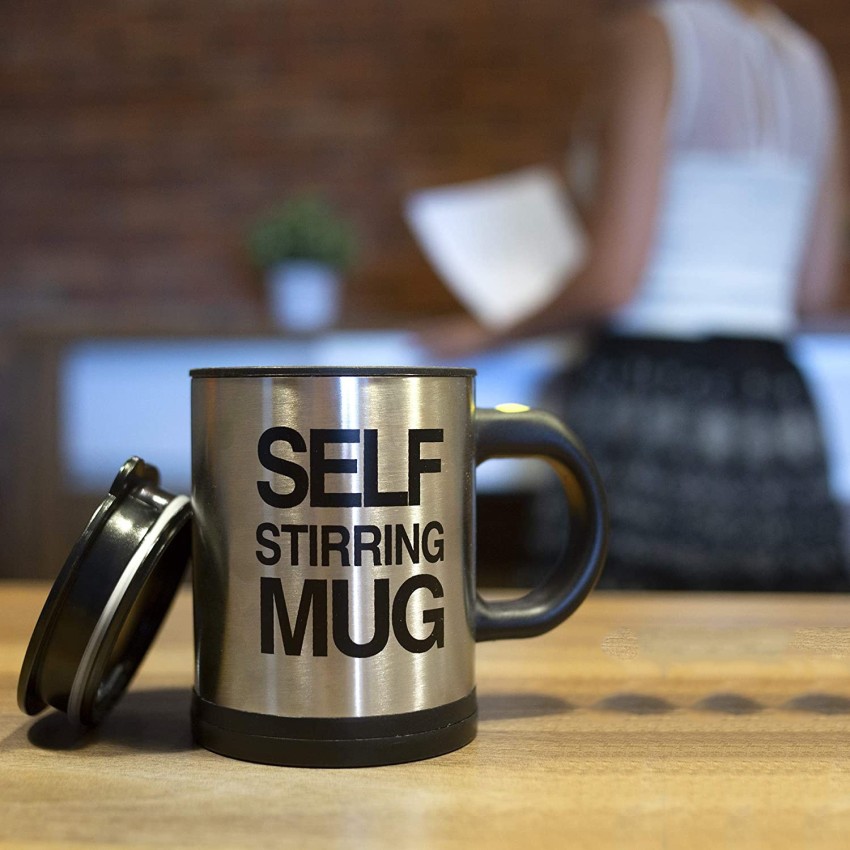 350ml Stainless Steel Electric Automatic Self Stirring Mug Coffee
