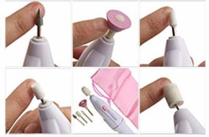 Nail File Set Manicure Electric Nail Polisher Tool Nail Drill Machine  Practical | eBay