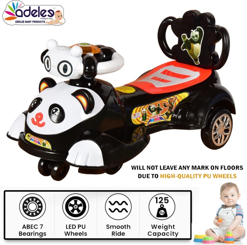 Webby Ride-on Baby Car, Kids Push Car, Panda Magic Car Toy