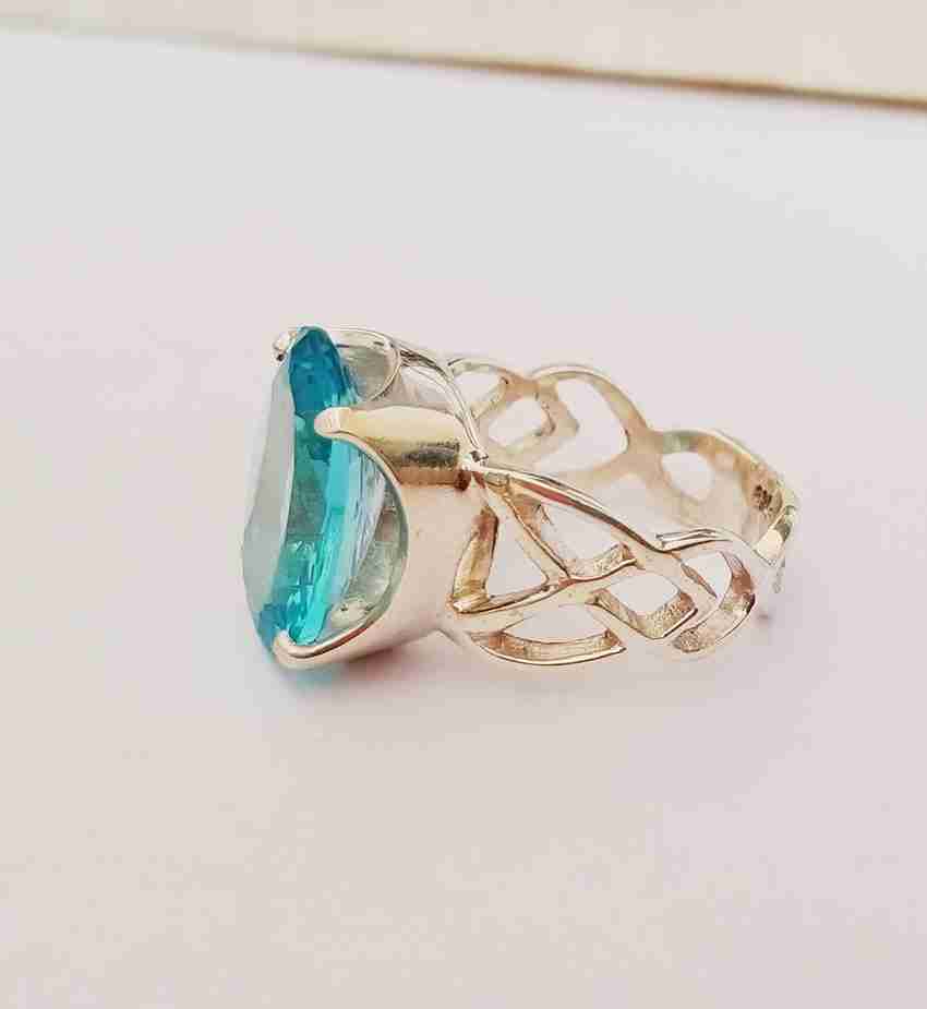 Shimmer splash blue cheap ring paparazzi