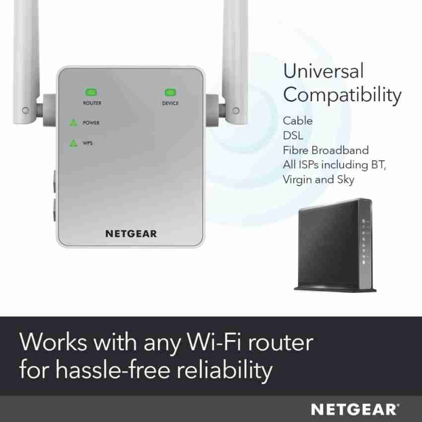 NETGEAR - Ripetitore WiFi EX3700, Dual Band, Porta LAN