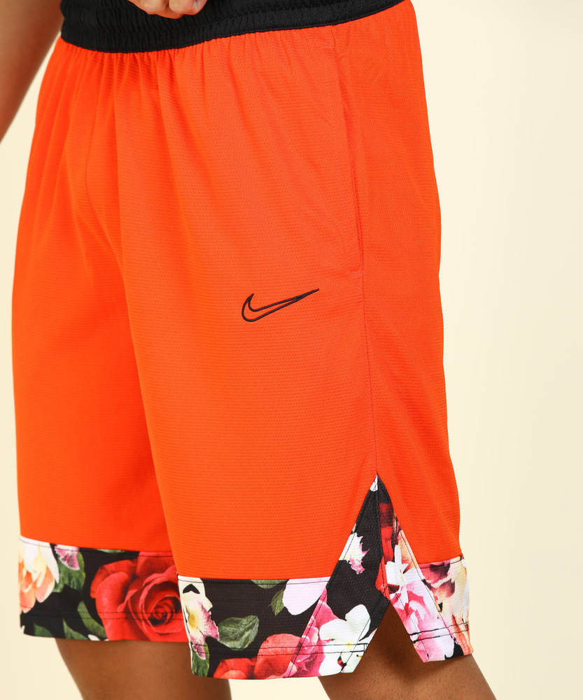Orange nike basketball sales shorts