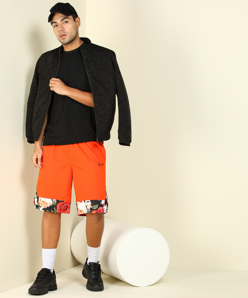 Nike orange sale basketball shorts