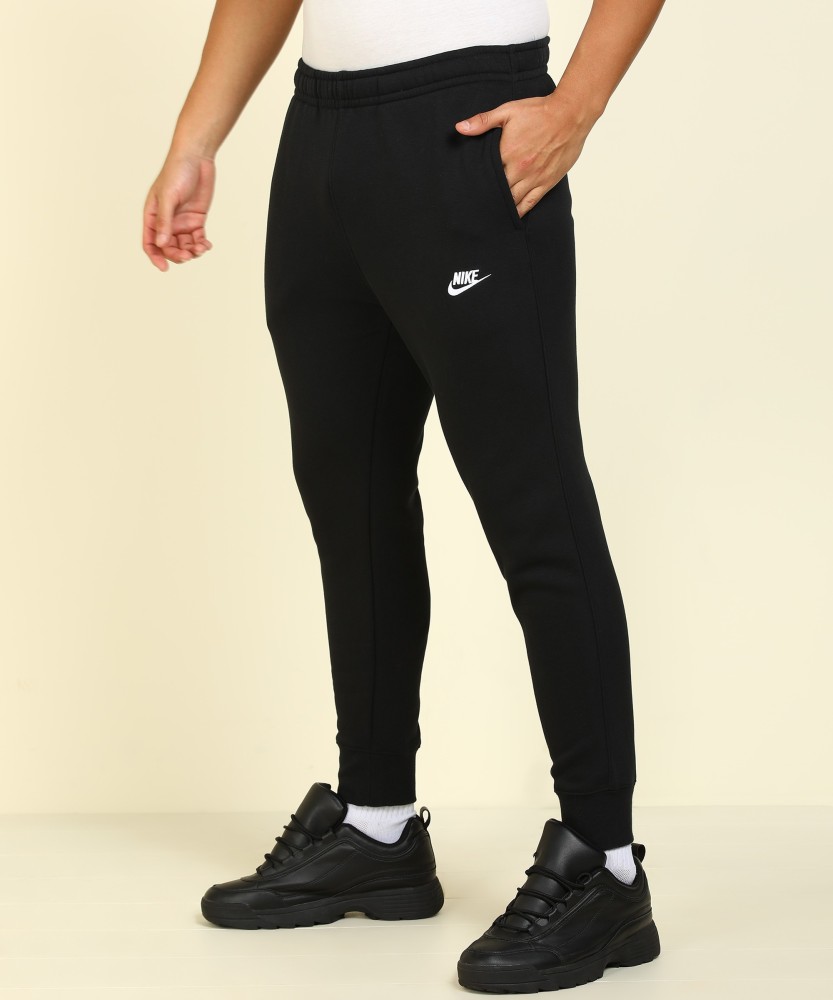 Nike foundation fleece store track pants black