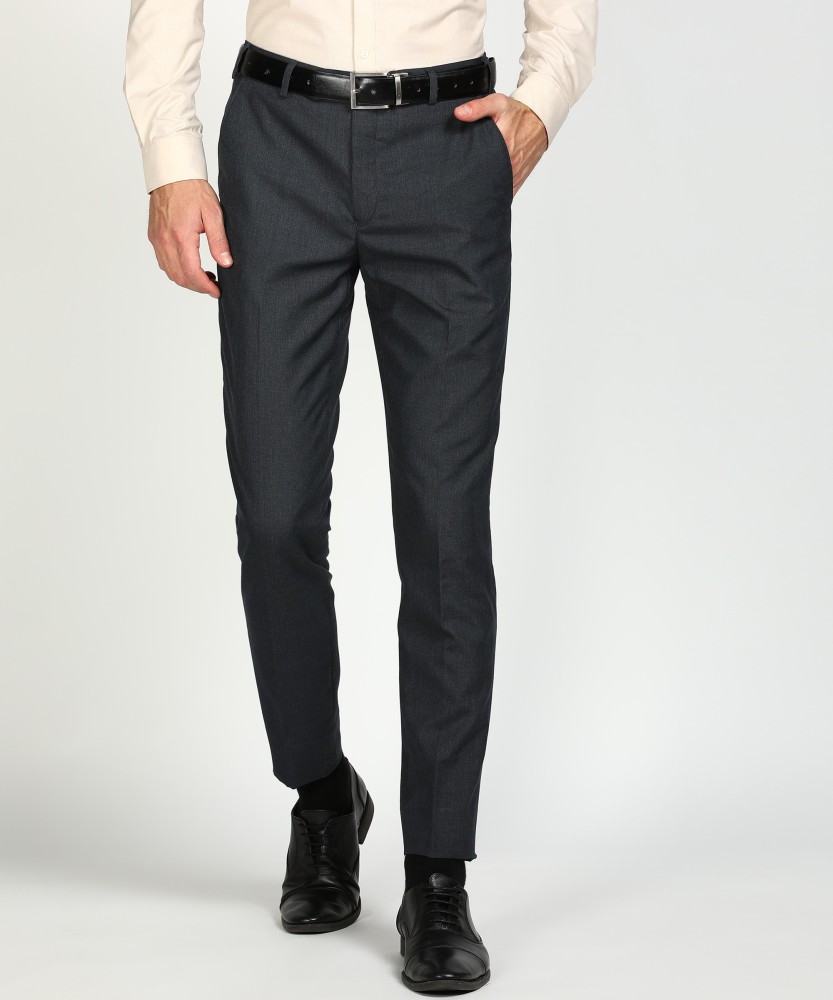 Buy Machine Washable Plain Front Formal Trousers from Next India