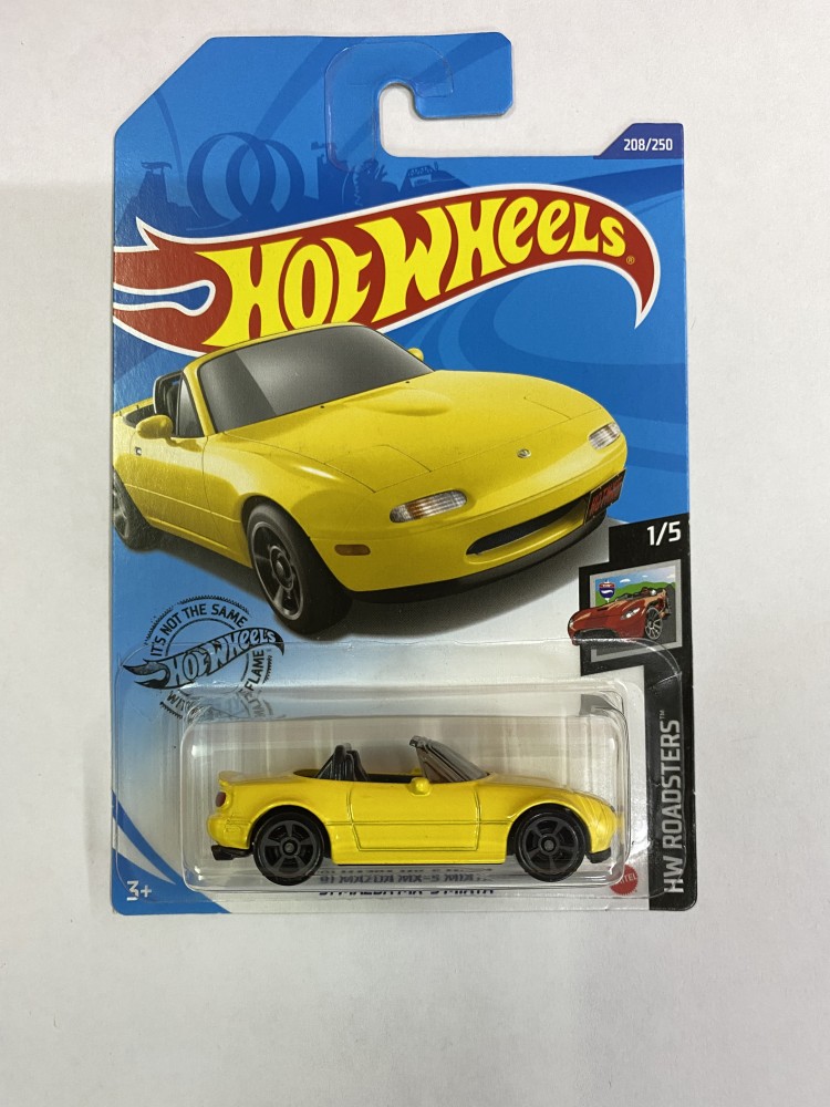 Mattel Hot Wheels HOT WHEELS '91 MAZDA MX-5 MIATA - HOT WHEELS '91 