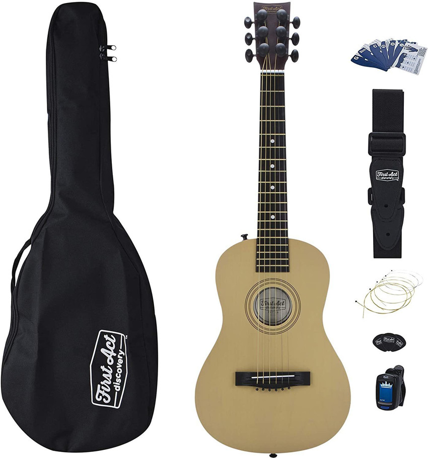 First Act Discovery Black Wood Guitar With Case And Accessories M