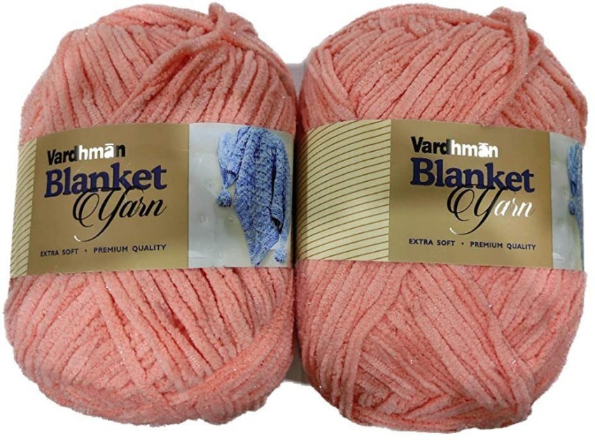 Vardhman Baby Blanket Yarn for Crochet, Soft Thick Wool for Knitting, Super  Chunky Yarn for Blanket