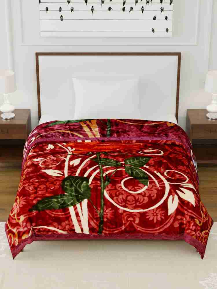 Bombay Dyeing Floral Single Mink Blanket for Heavy Winter Buy Bombay Dyeing Floral Single Mink Blanket for Heavy Winter Online at Best Price in India Flipkart