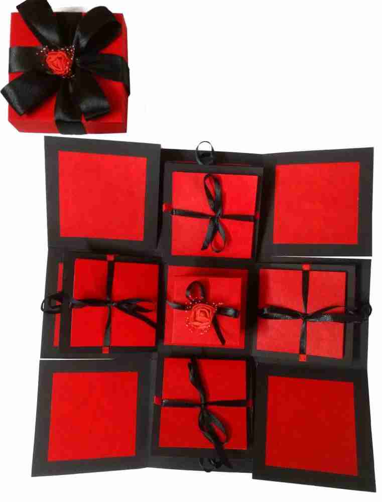 Explosion Box DIY Gift Love Memory Scrapbook Photo Box for Birthday Gift  Anniversary Wedding or Valentine's Day Surprise Box 