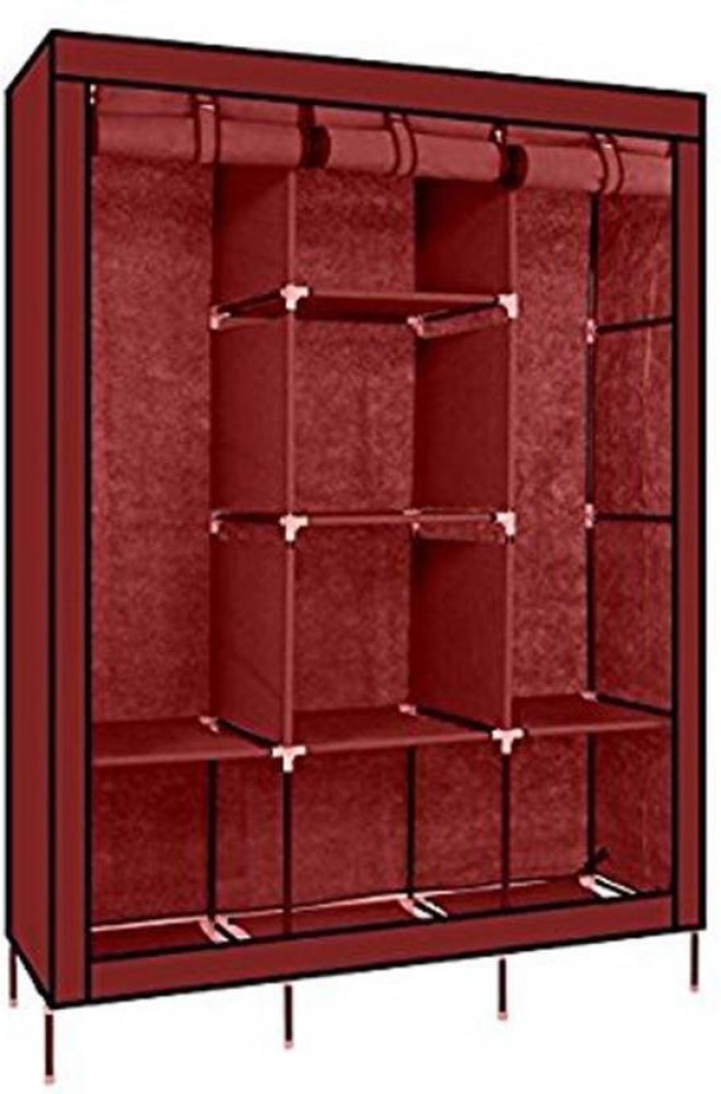 Krishyam metal deals 3 door wardrobe