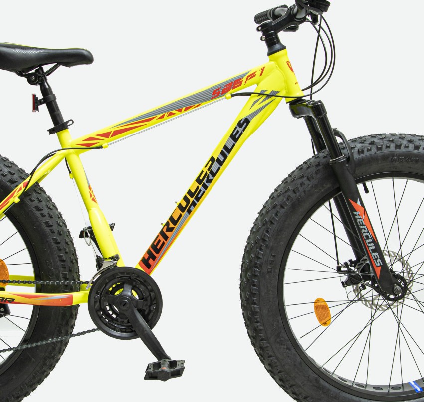 Hercules fat best sale tyre cycles