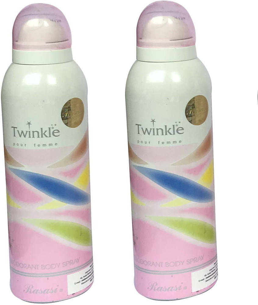 RASASI Twinkle Pour Femme Pack of 2 Deodorant Spray For Women