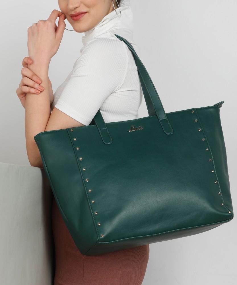 Buy LV Women Green Tote Green Online @ Best Price in India