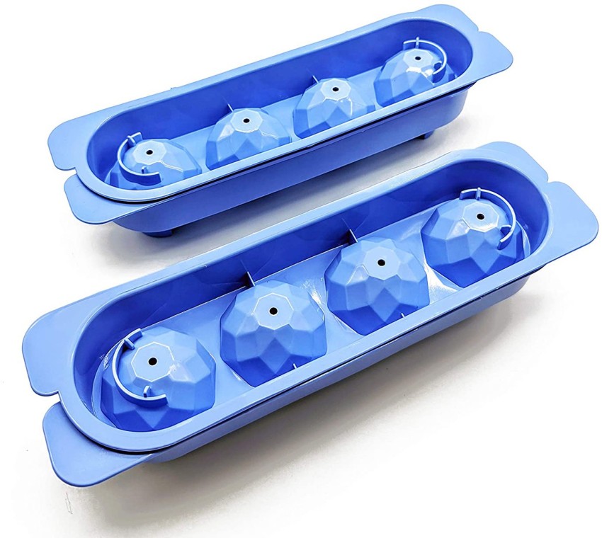 Ice Cube Tray, 2 Pack XXL Silicone Large 2 Inch Ice Cube Molds