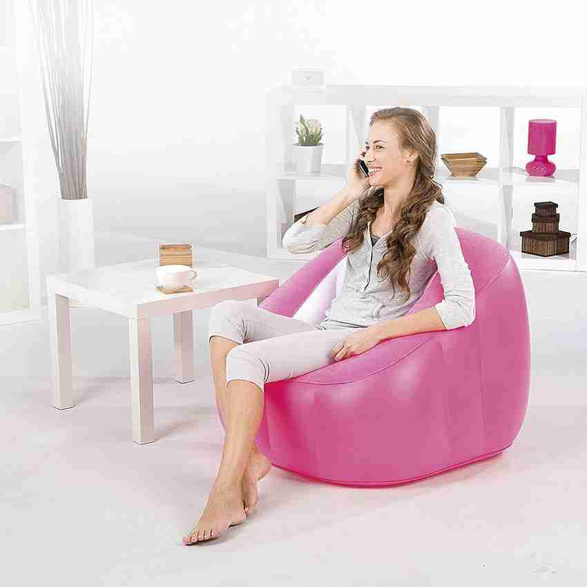 Pink hotsell inflatable sofa