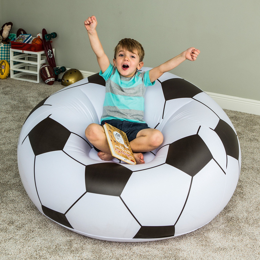 NHR Beanless Soccer Ball Inflatable Chair for Kids Size 114cm x