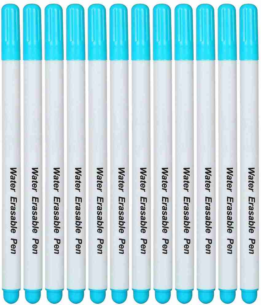 IKIS Water Erasable Fabric Marker Marking Pen for Fashion  Designing (Water Soluble Pen Cross Stitch for Fabric Cloth Temporary Marking)  - Pack of (3) - Marker