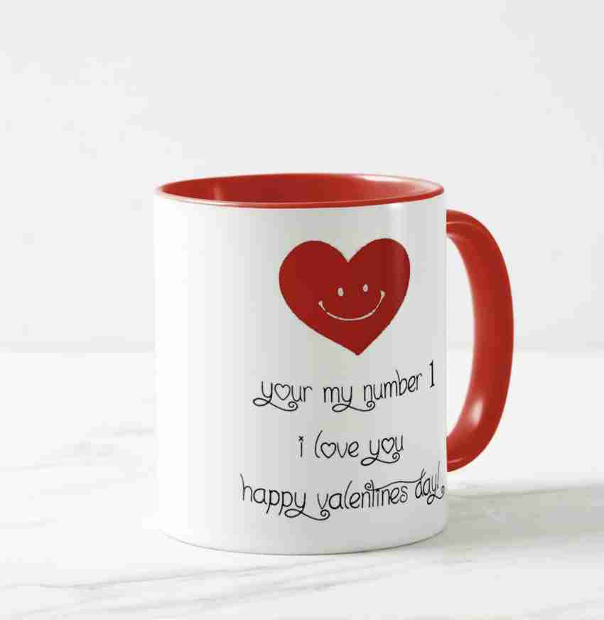 V Kraft Valentine's Special Romantic Gift Stylish Coffee for your Loved  Once 245 Ceramic Coffee Mug Price in India - Buy V Kraft Valentine's  Special Romantic Gift Stylish Coffee for your Loved