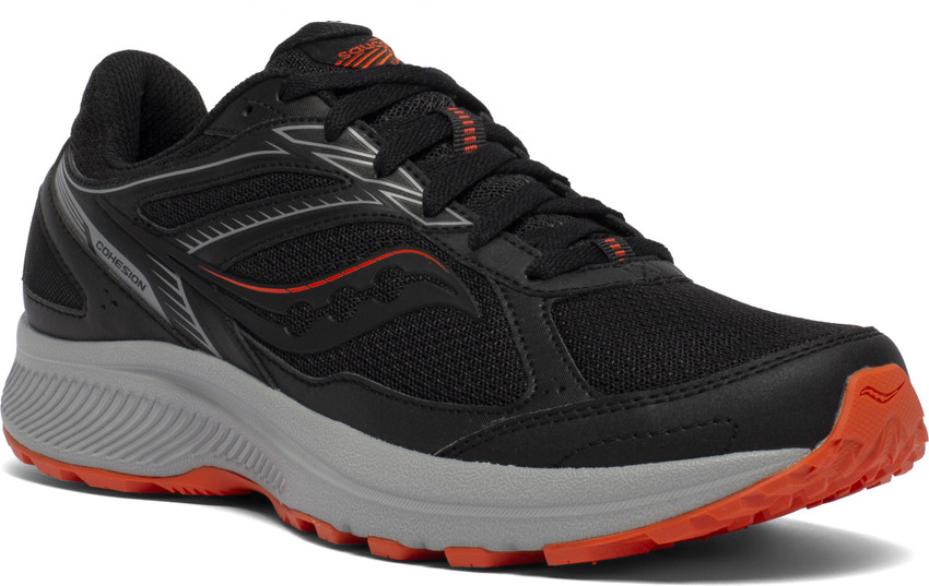 Saucony cohesion sale 5 mens black