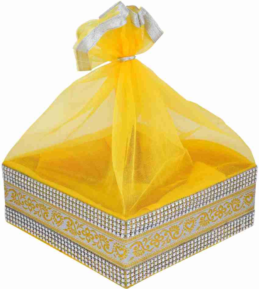 1pcs 15 feet Long Yellow Net for Gift Packing without basket width 3 feet  wedding Decoration yellow net for wedding