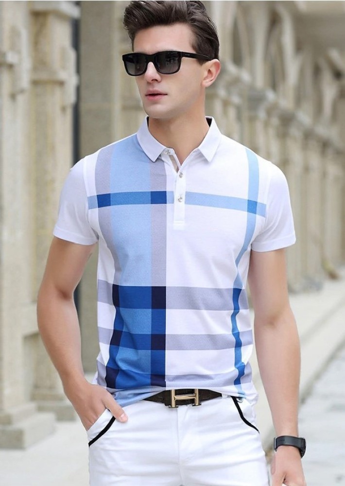 Checkered polo sale