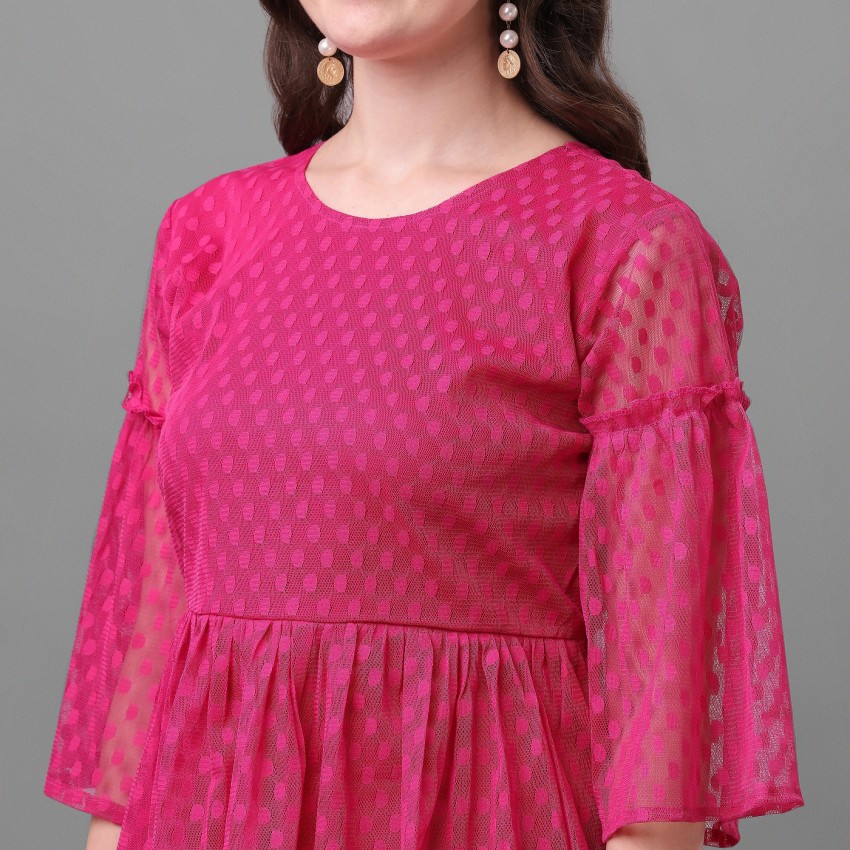 Buy pink Tops for Women by GOSTYLE Online