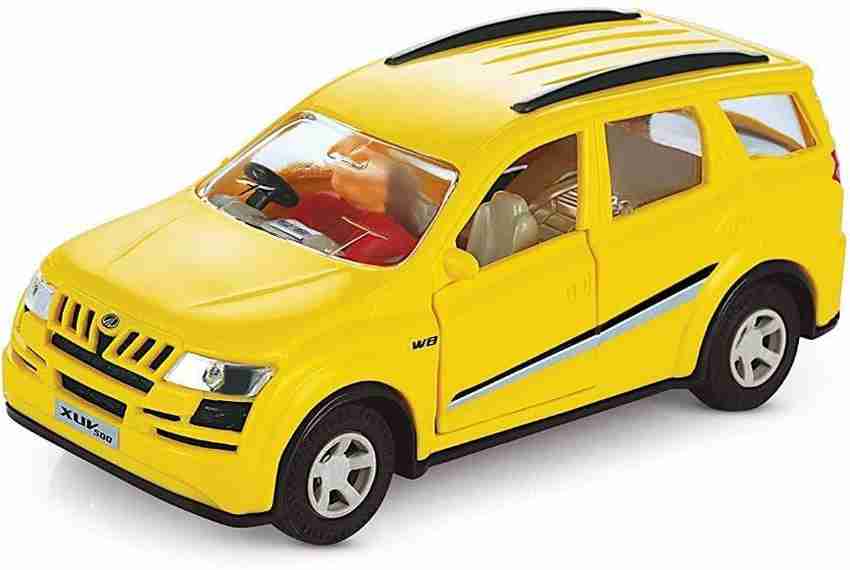 The Game Begins Combo Car Toys of TUV White and XUV Yellow Pull