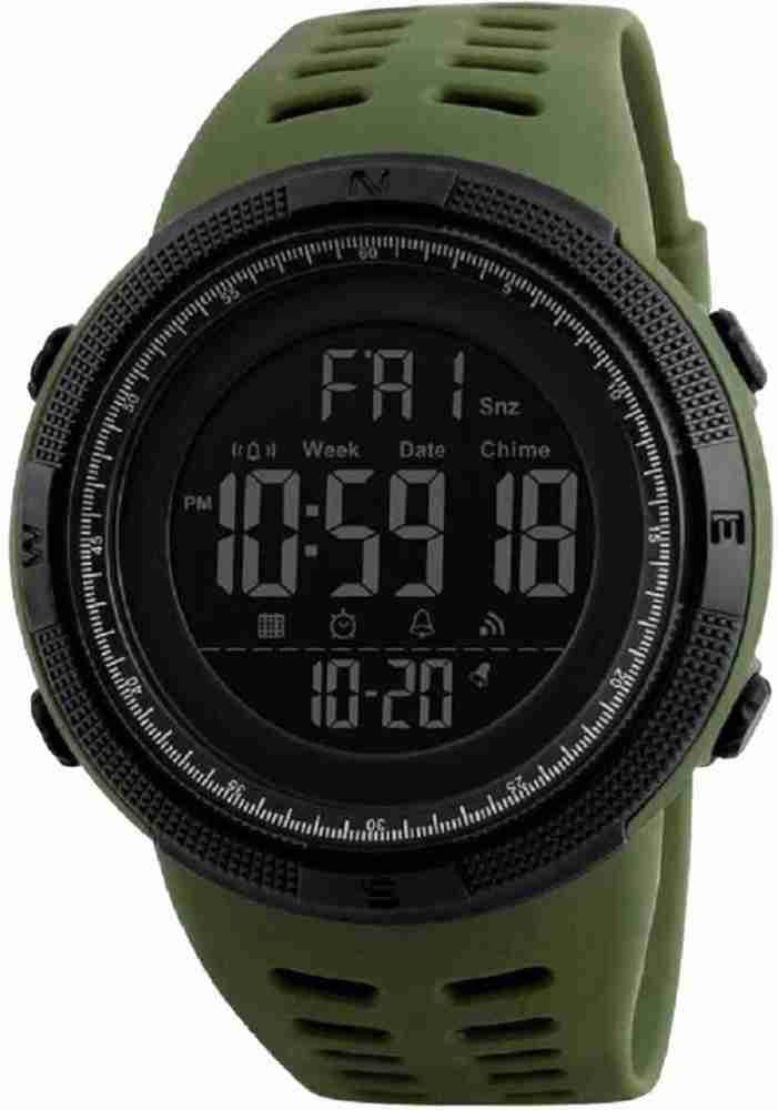 SKMEI Digital Watch For Men Buy SKMEI Digital Watch For Men GREEN LIGHT GREEN WATCH Online at Best Prices in India Flipkart