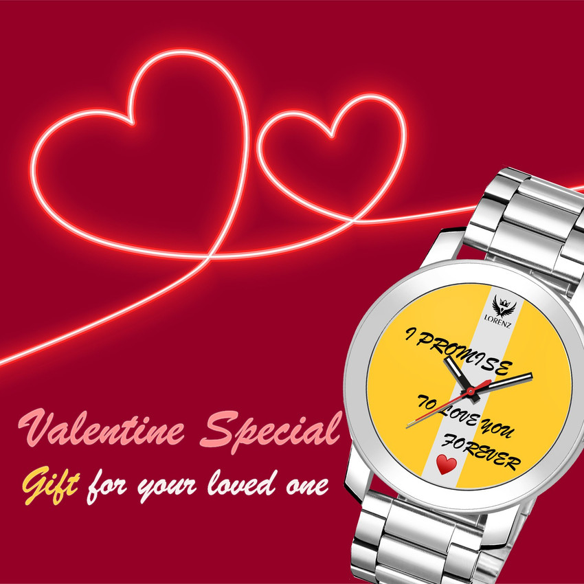 LORENZ MK 3079K Love Quote Watch Valentines Gift for Boyfriend Husband Analog Watch For Men Buy LORENZ MK 3079K Love Quote Watch Valentines Gift for Boyfriend Husband Analog Watch For Men MK 3079K Onl...
