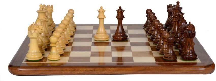 Ganesh Chess Best Wooden Chess Pieces Set Coins Made In Sheesham Wood And  Boxwood For Wooden Chess Board Designed For Professional Players Size -  4.00 Inches -With Two Extra Queens (Note -
