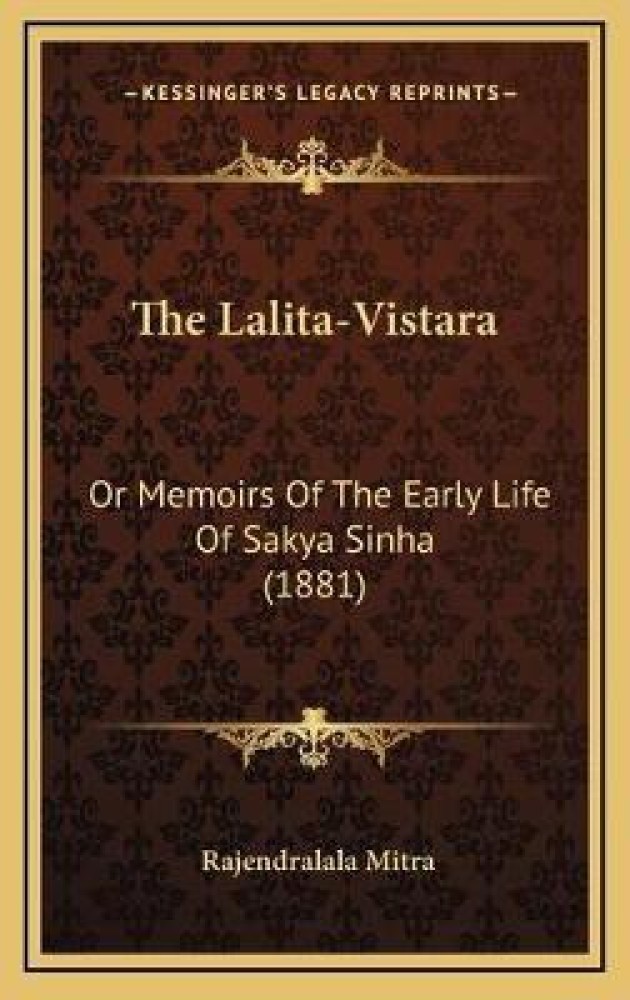 The Lalita-Vistara: Buy The Lalita-Vistara by Mitra Rajendralala