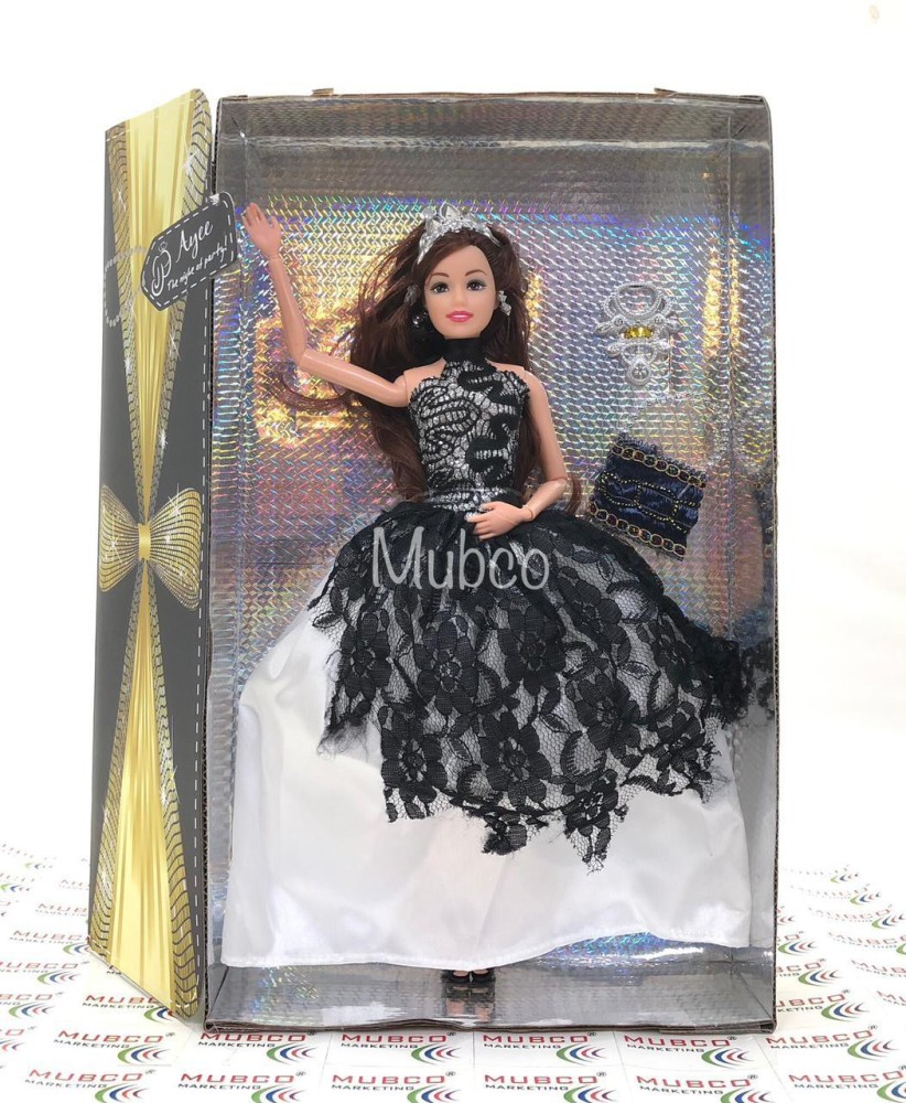 Black colour barbie online doll