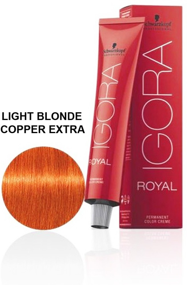 Buy Schwarzkopf Igora Royal Permanent Hair Color 8-77 Light Blonde Copper  Extra 60ml (2.02 fl oz) · USA