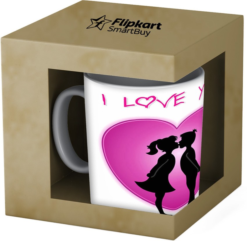 Flipkart SmartBuy LOVE Couple Ceramic Coffee Mug Price in India