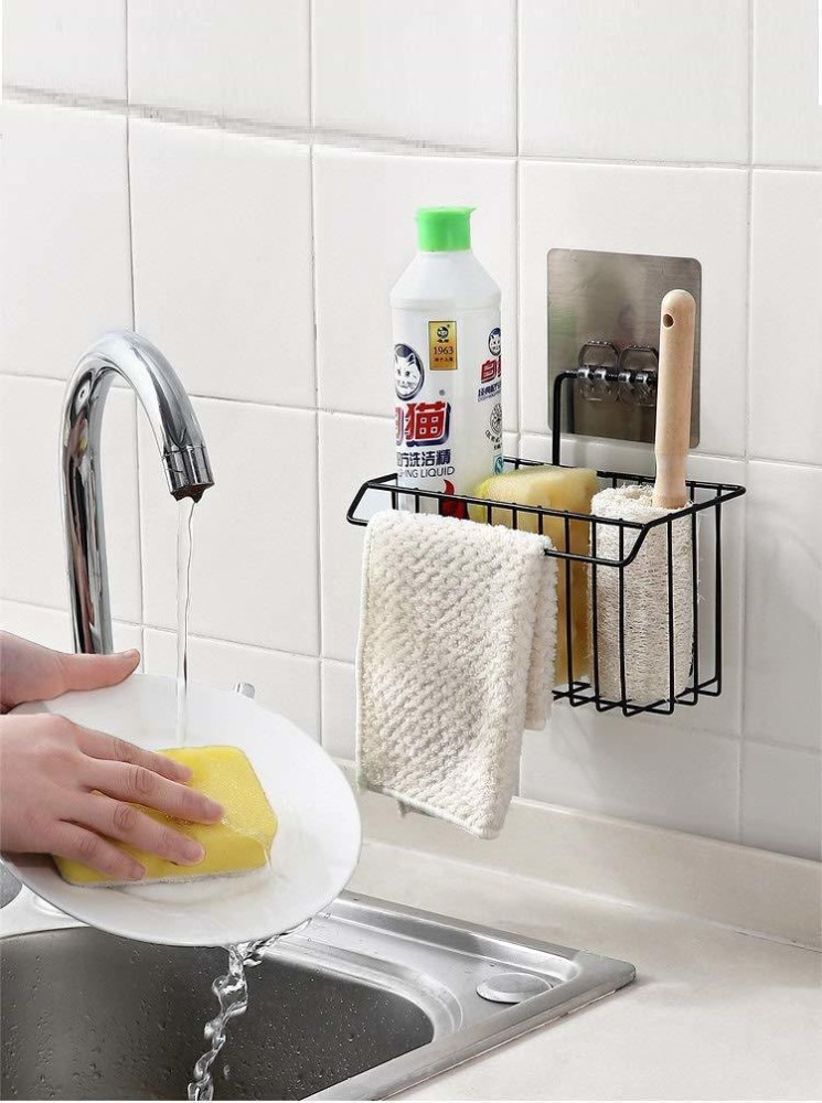 Hanging Shower Caddy Stainless Steel Wall Mounted for Bathroom & Kitchen  Storage