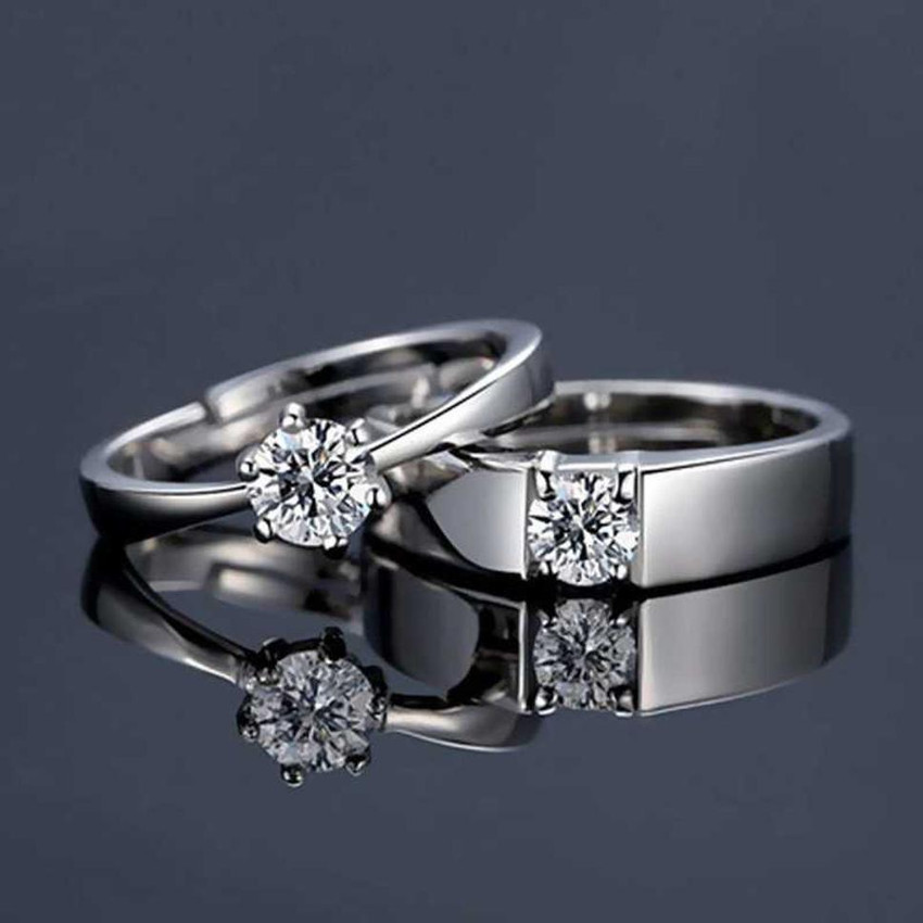 Platinum Engagement Couple Rings 2024 epicamlv