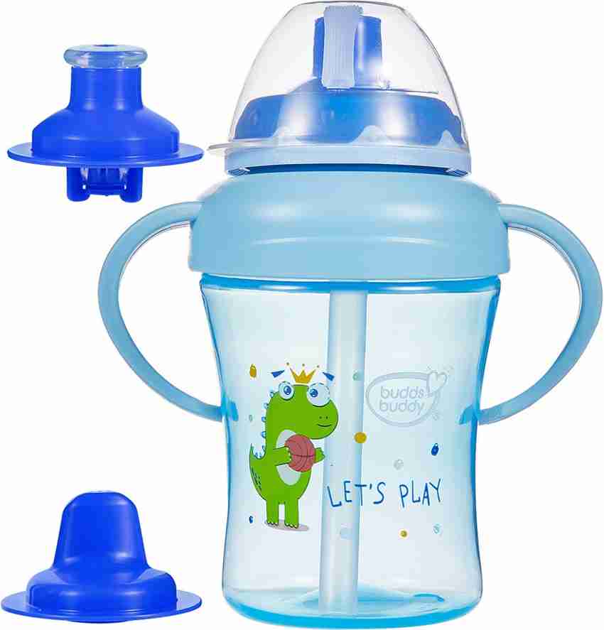 Buddsbuddy BPA Free Anti Spill Design 3 Stage Baby Training Sipper Set Spout Straw Drinking Sucker 18m BB7218 210ml Price in India Buy Buddsbuddy BPA Free Anti Spill Design