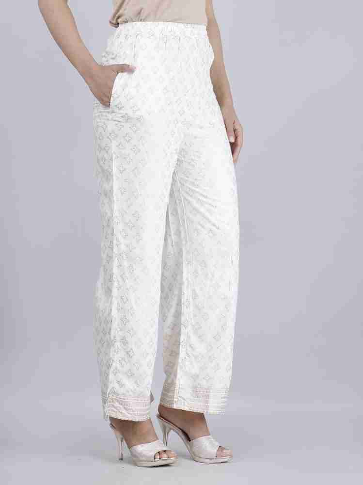 Printed palazzo pants on sale flipkart