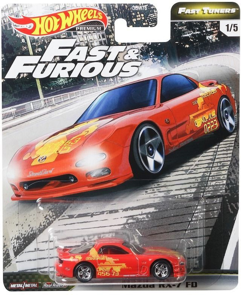 HOT WHEELS The Fast and the Furious Premium Collectors Mazda RX 7