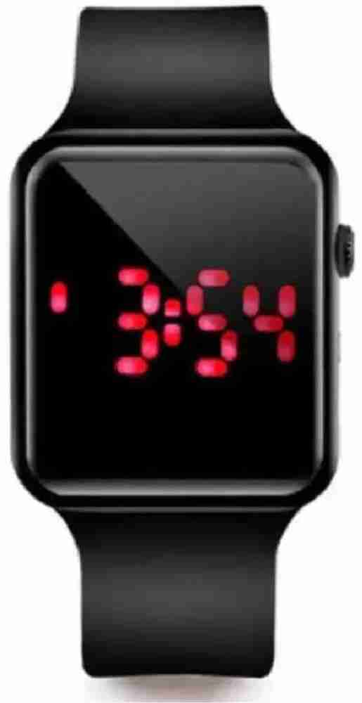 Rubber led sale sports wrist watch