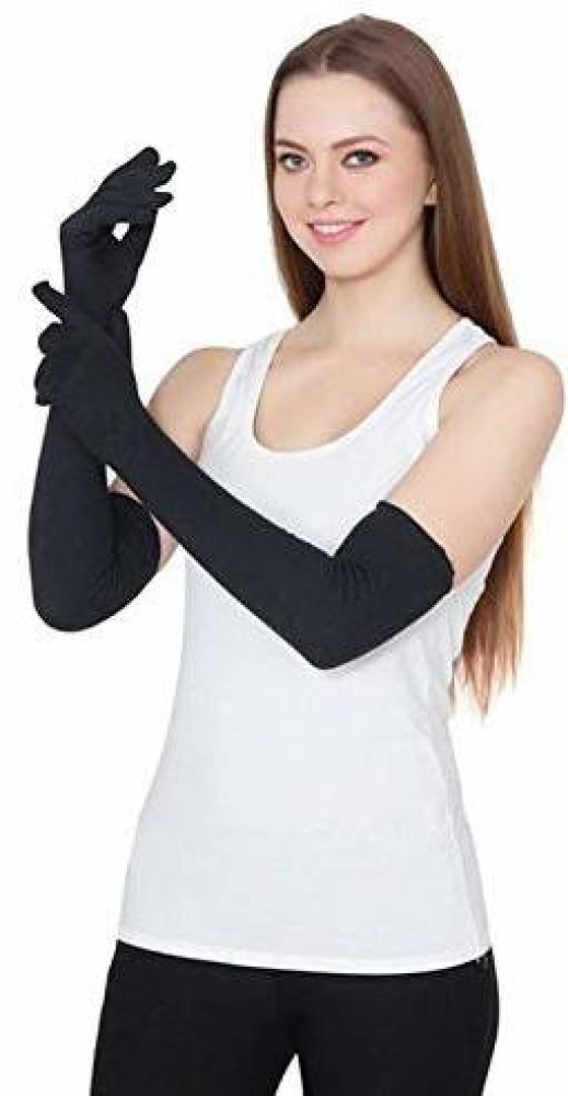 Buy Lp London Paree Lovely Cotton Driving Gloves Full Hand Arm